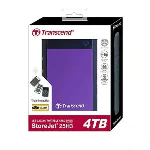 Transcend 4TB StoreJet 25H3 External Hard Drive