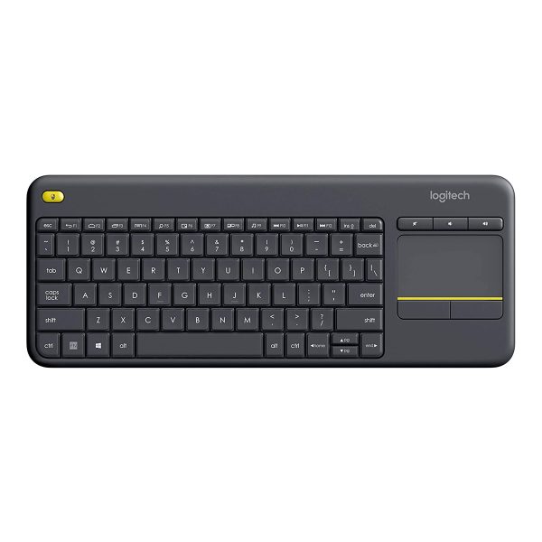 Logitech K400 Plus Wireless Keyboard with Touchpad - Black