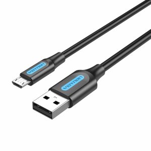 VEN COLBH Vention USB 2.0 A Male to Micro-B Male 3A Cable 2M Black