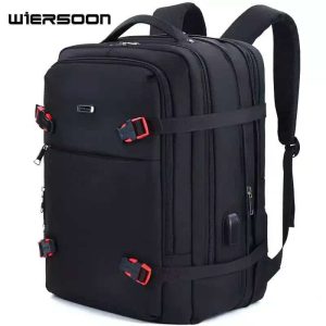 Wiersoon Expandable Large Capacity Traveling Backpack