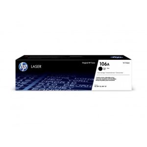 HP 106A Black Original LaserJet Toner Cartridge (W1106A)