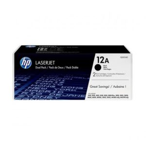 HP 12A Black Original LaserJet Toner Cartridges (Q2612A)