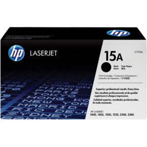 HP 15A Black Original LaserJet Toner Cartridge (C7115A)