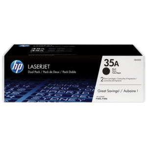 HP 35A Black Original LaserJet Toner Cartridges (CB435A)